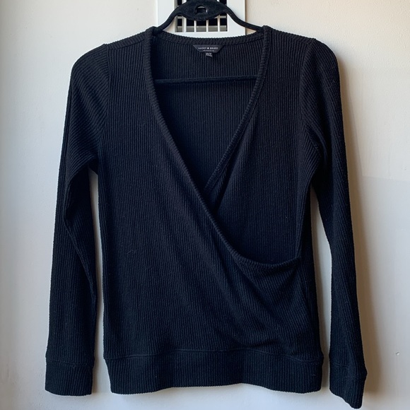 Lucky Brand Wrap Top - Picture 2 of 6